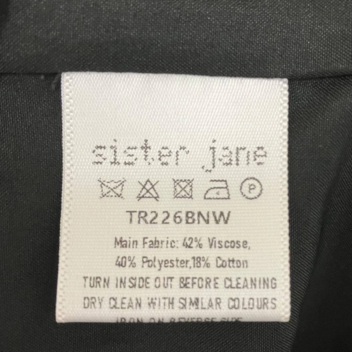 総柄スパンコール半袖ワンピースTR226BNW - Image 8