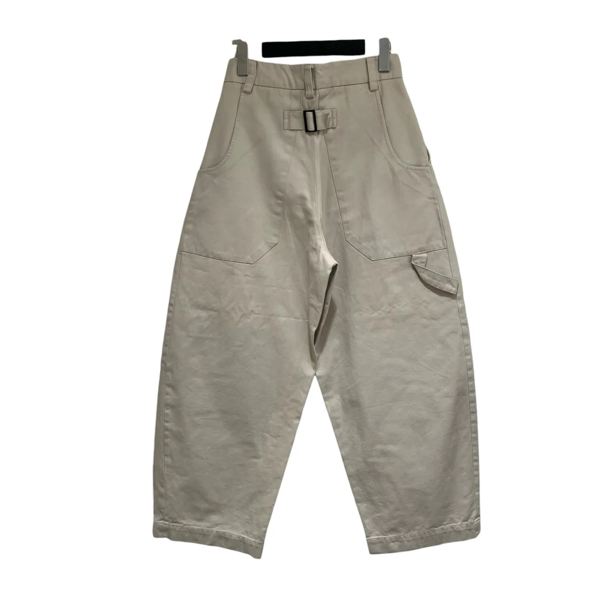 BRIDGES RAISED COTTON TWILLワイドテーパードタックパンツSNM-132 - Image 2