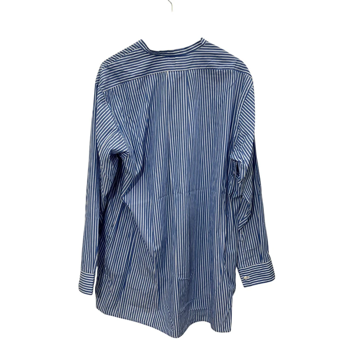 MORRIS SALVATORE BLUE STRIPEストライプバンドカラーシャツSHIRT094 - Image 2