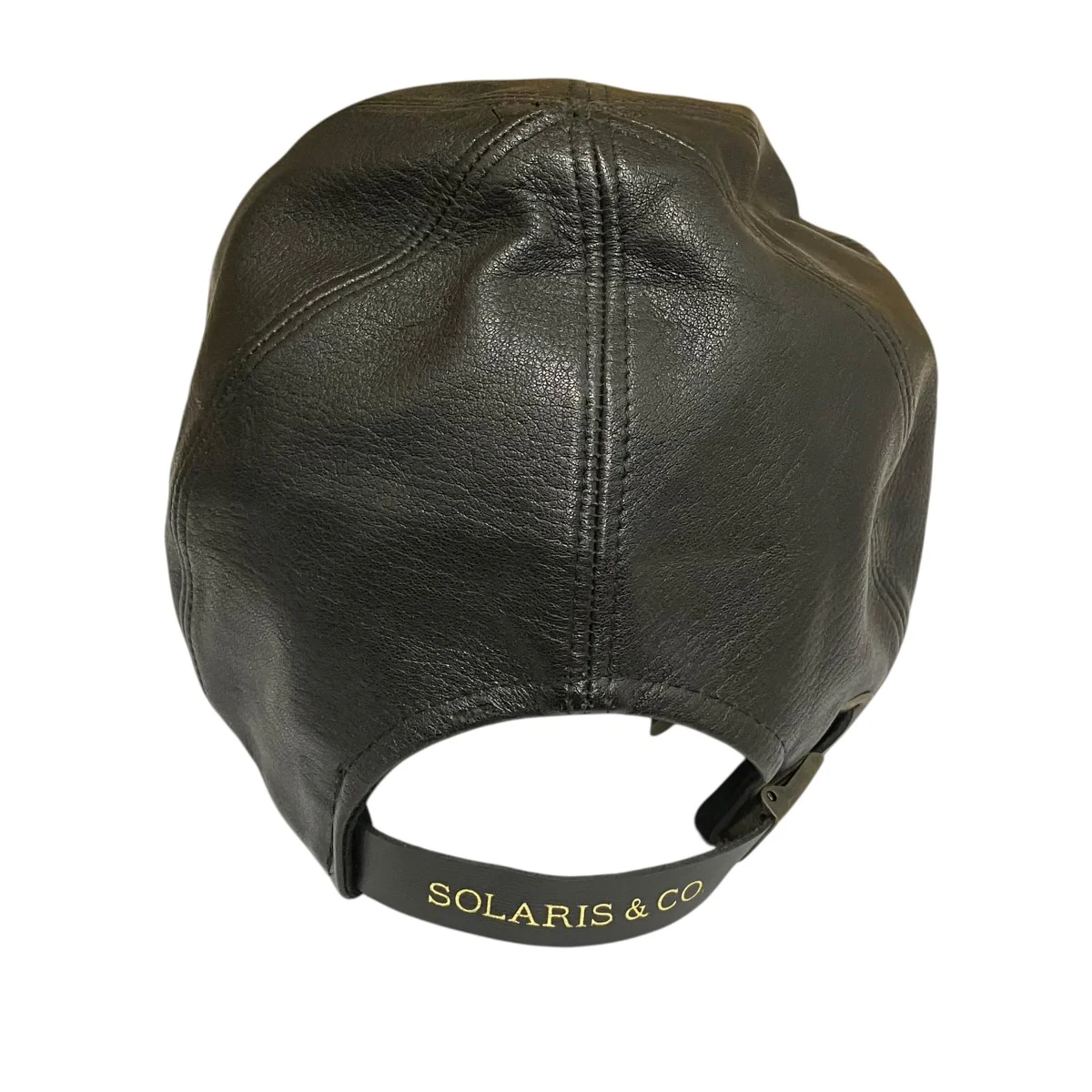 Steerhide Curved visor CAPレザーキャップX01009 - Image 4