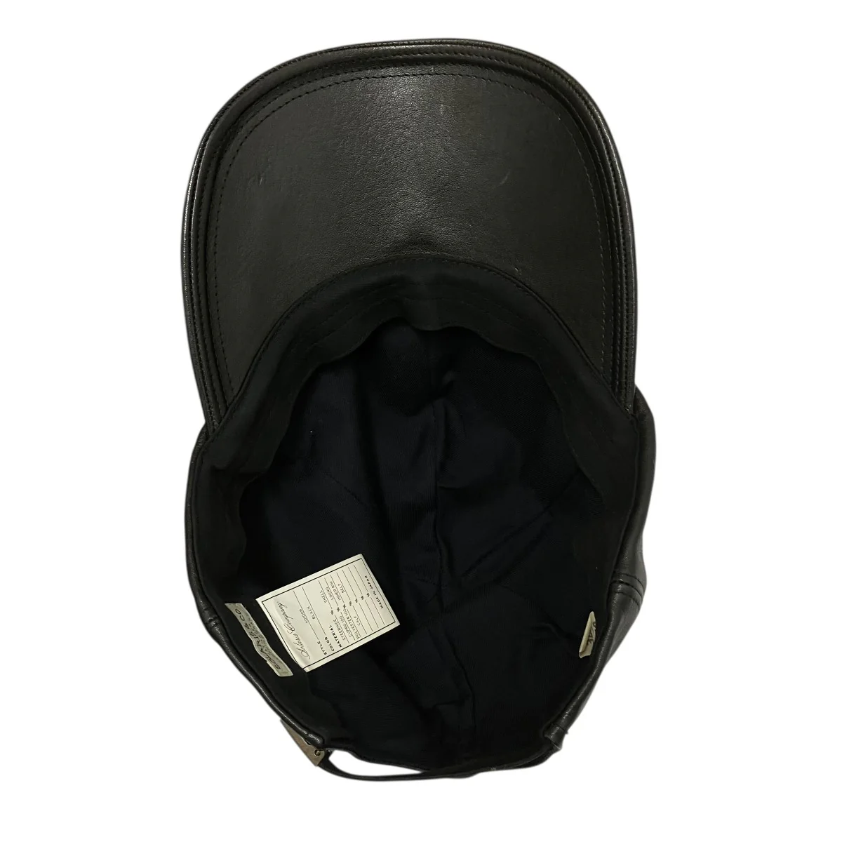 Steerhide Curved visor CAPレザーキャップX01009 - Image 5