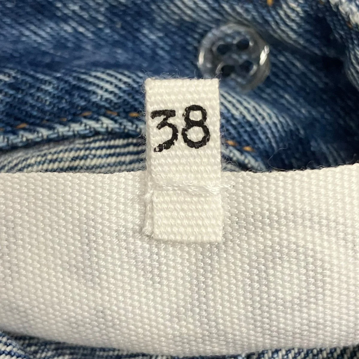 Layered skirtデニムドッキングスカートS62MA0054 - Image 6