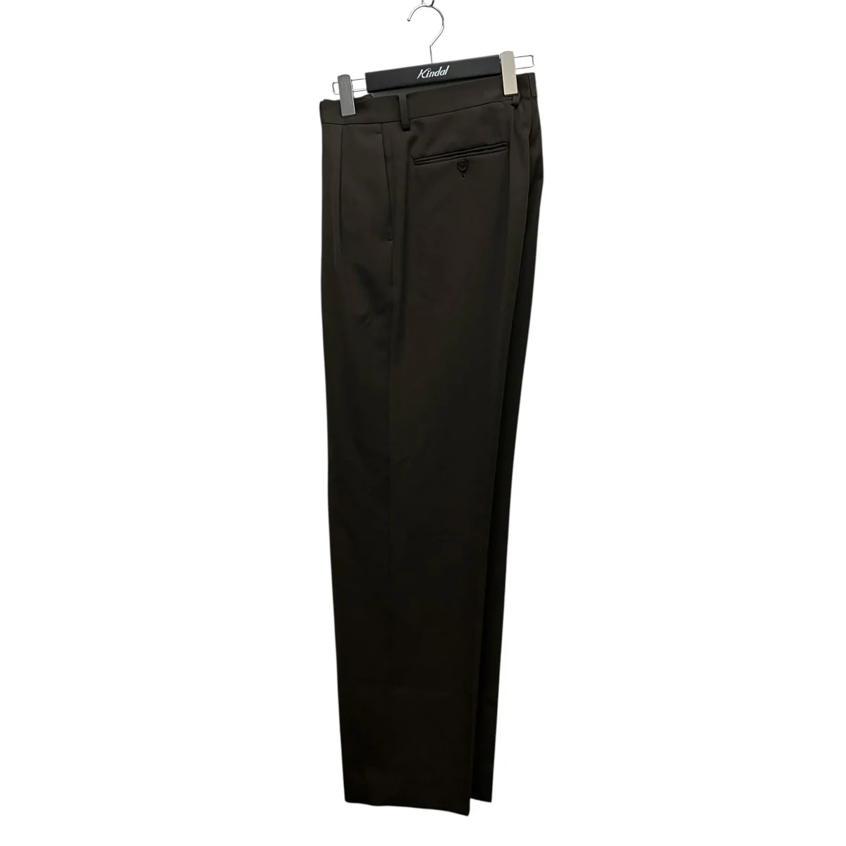 25SSLight Wool Max Gabardine Two-Tuck SlacksライトウールタックスラックスA25SP03MG - Image 3