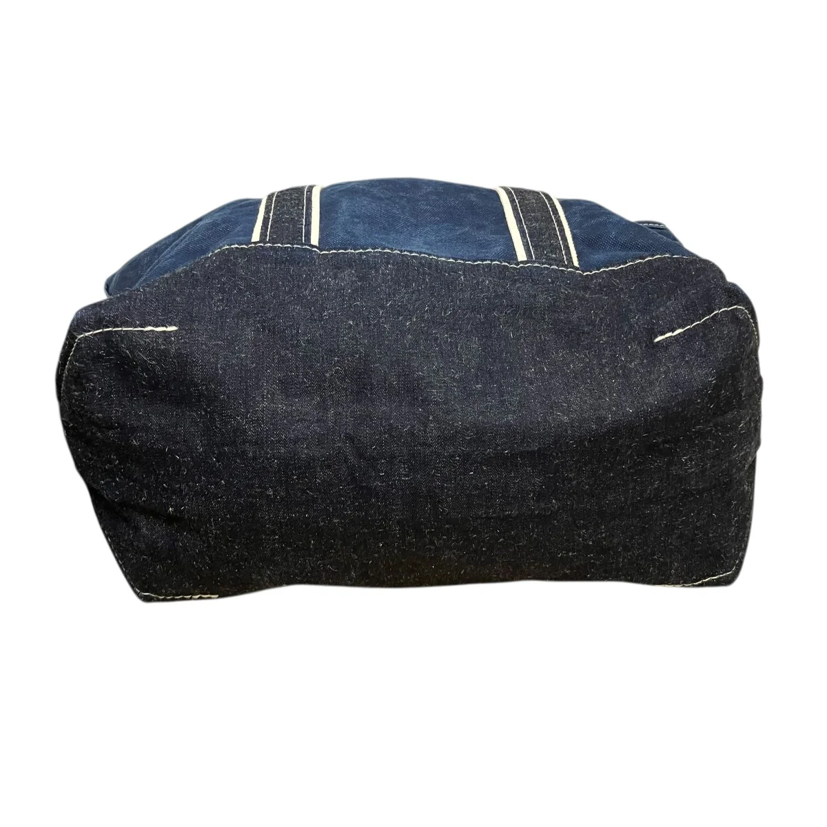 SAC THURYインディゴ染めキャンバストートバッグ - Image 4