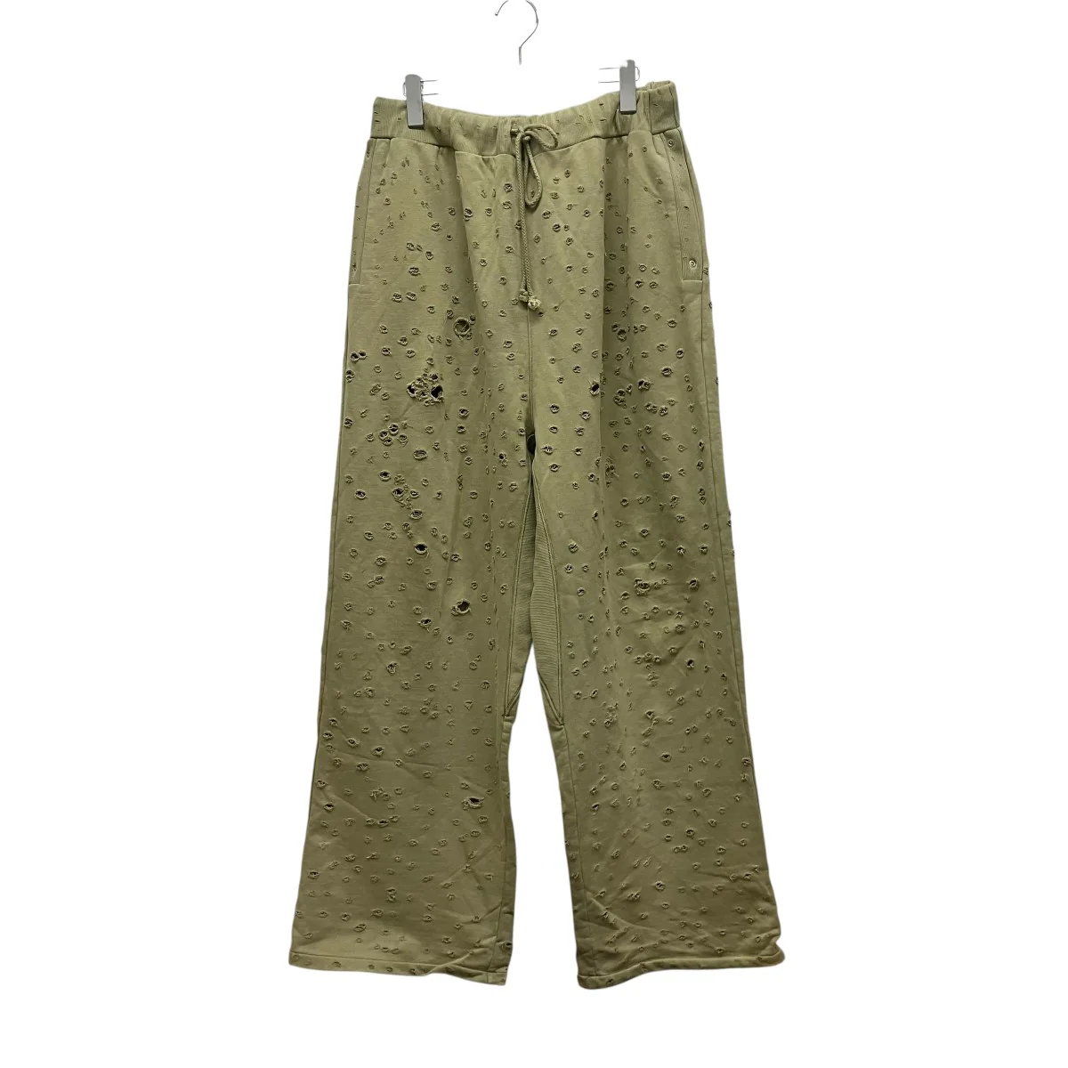 Dameged Baggy Sweat Pantsダメージ加工スウェットパンツ003121401