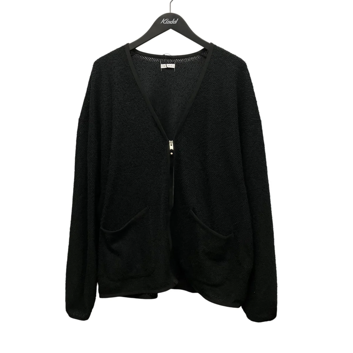 CURL YARN ZIP UP CARDIGANカールヤーンジップアップカーディガンNMCU-036
