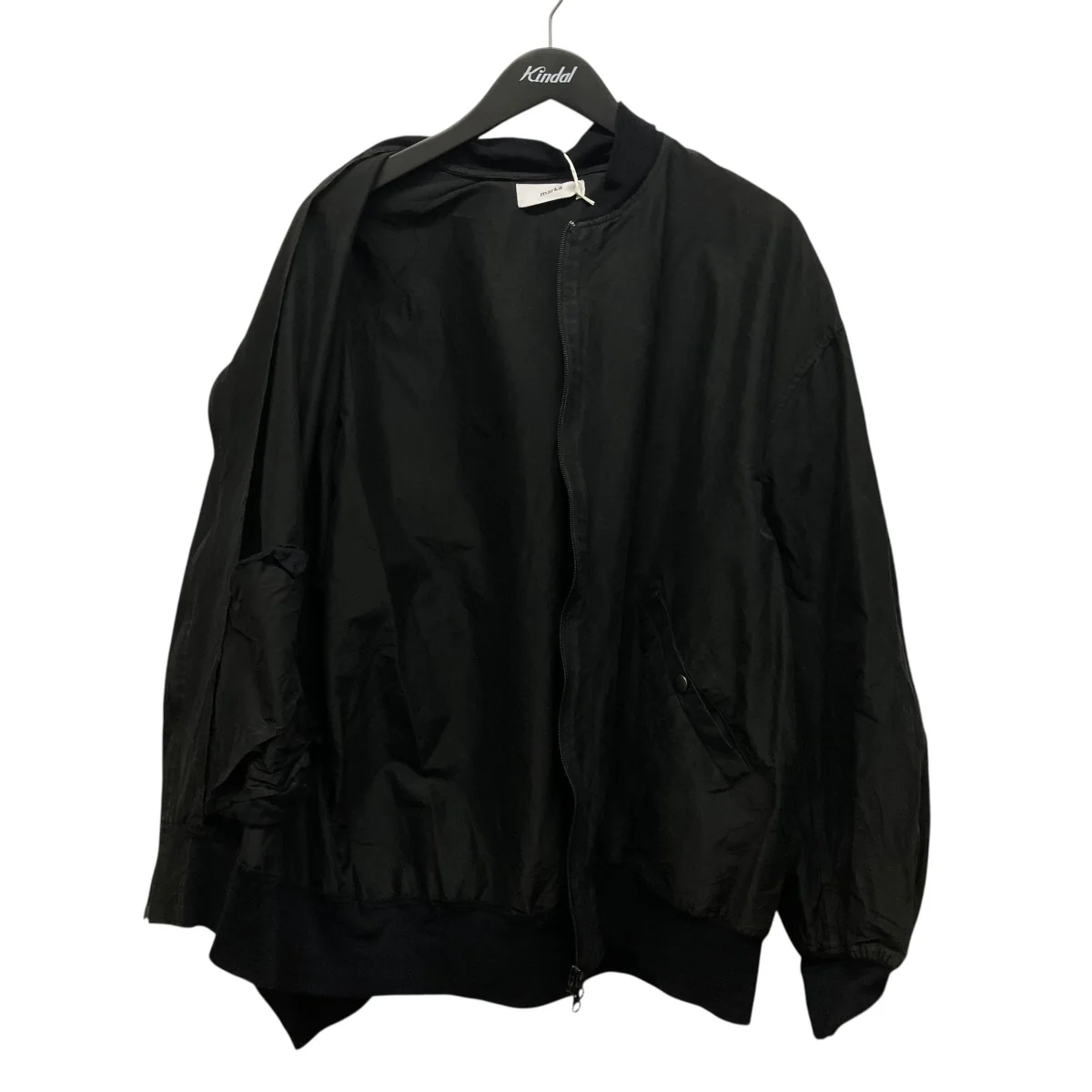 BOMBER JACKET ORGANICジップアップボンバージャケットM24A-03BL03C - Image 3
