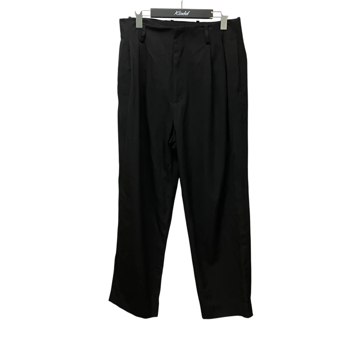 BELTLESS WIDE TROUSERSウールスラックスST.350-1