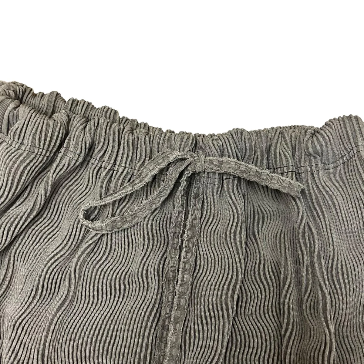 LARGEST SEAMLESSKNIT PT RIBオーバーサイズプリーツパンツBS259626 - Image 3