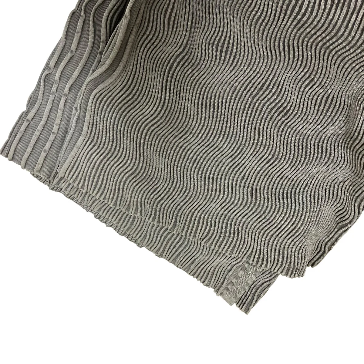 LARGEST SEAMLESSKNIT PT RIBオーバーサイズプリーツパンツBS259626 - Image 5