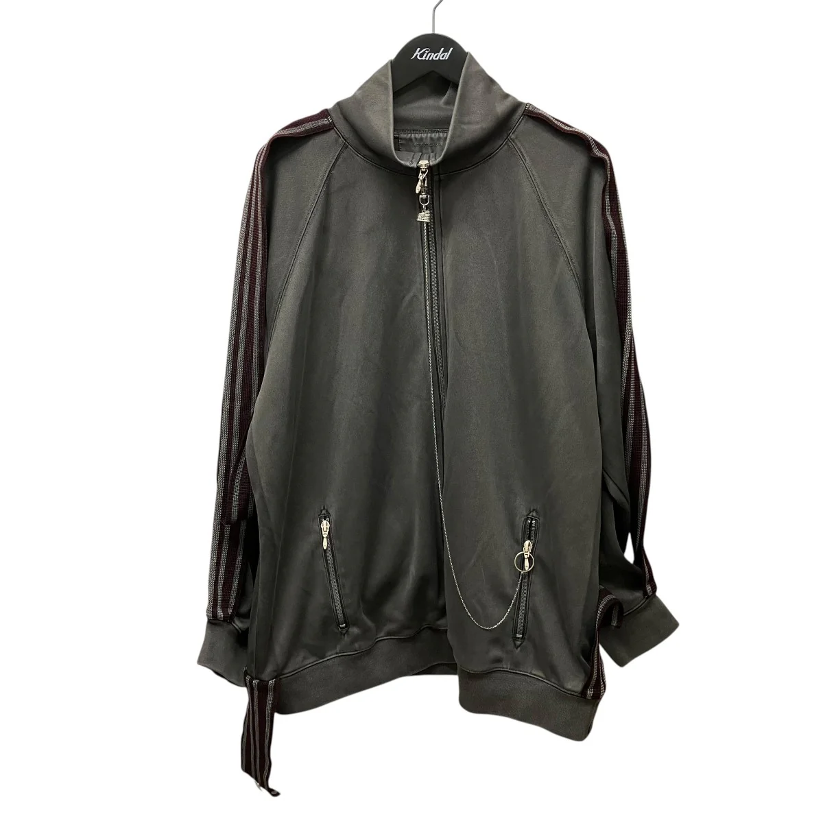 25SSPIGMENT-DYED DISTRESSED TRACK JACKETジップアップトラックジャケットBS250207