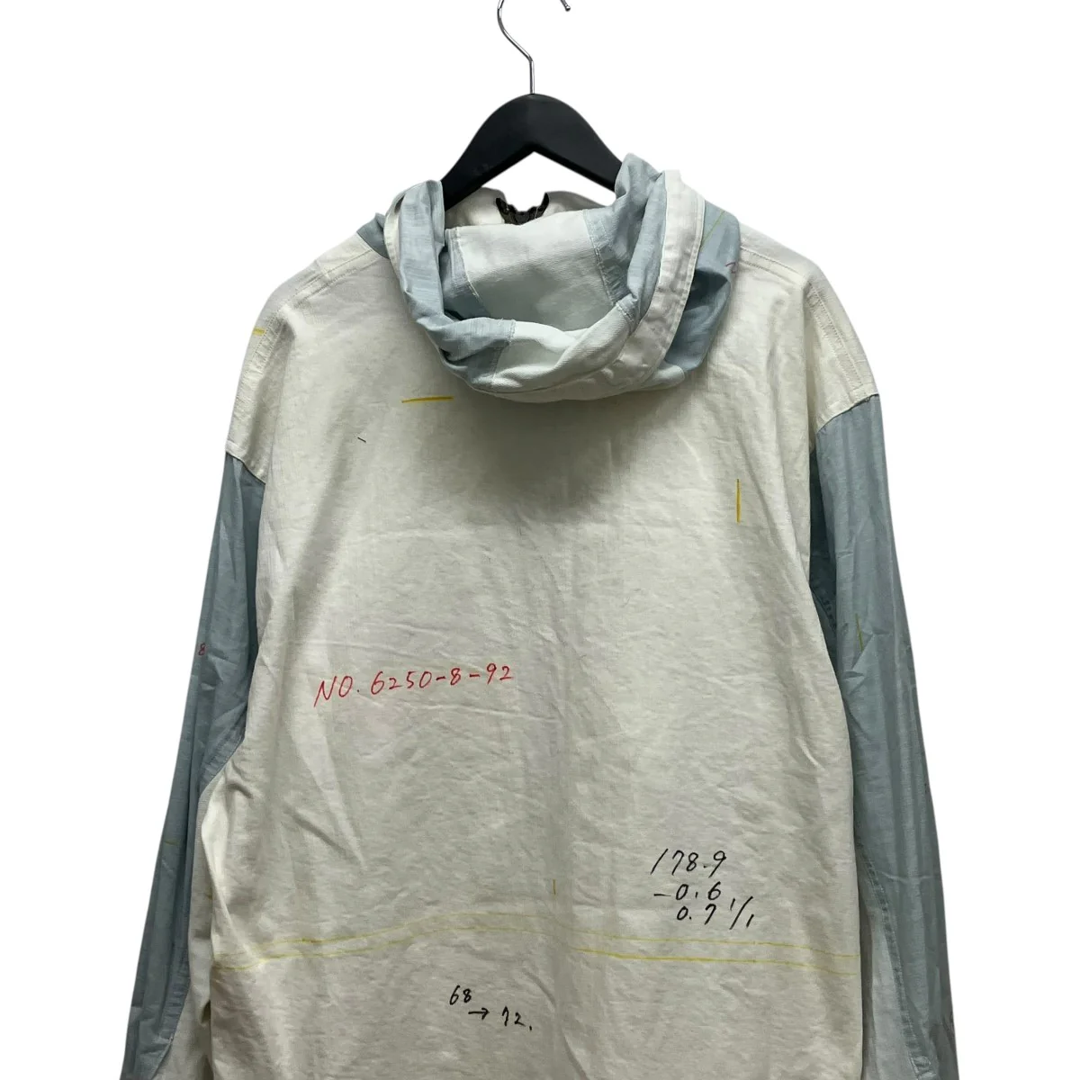 ペイントハーフジップフーデッドシャツジャケットBS229802 - Image 5