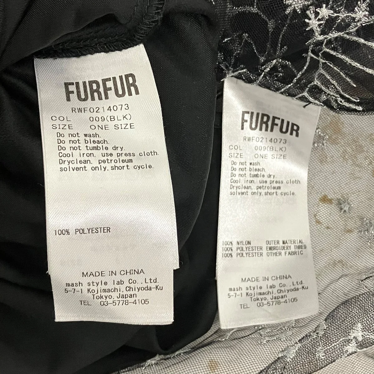 総柄シースルーシャツワンピースRWF0214073 - Image 6