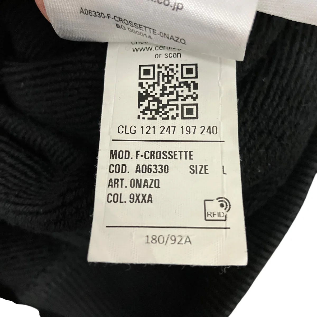 F-CROSSETTE SWEAT-SHIRTスリットスウェットA06330 - Image 6