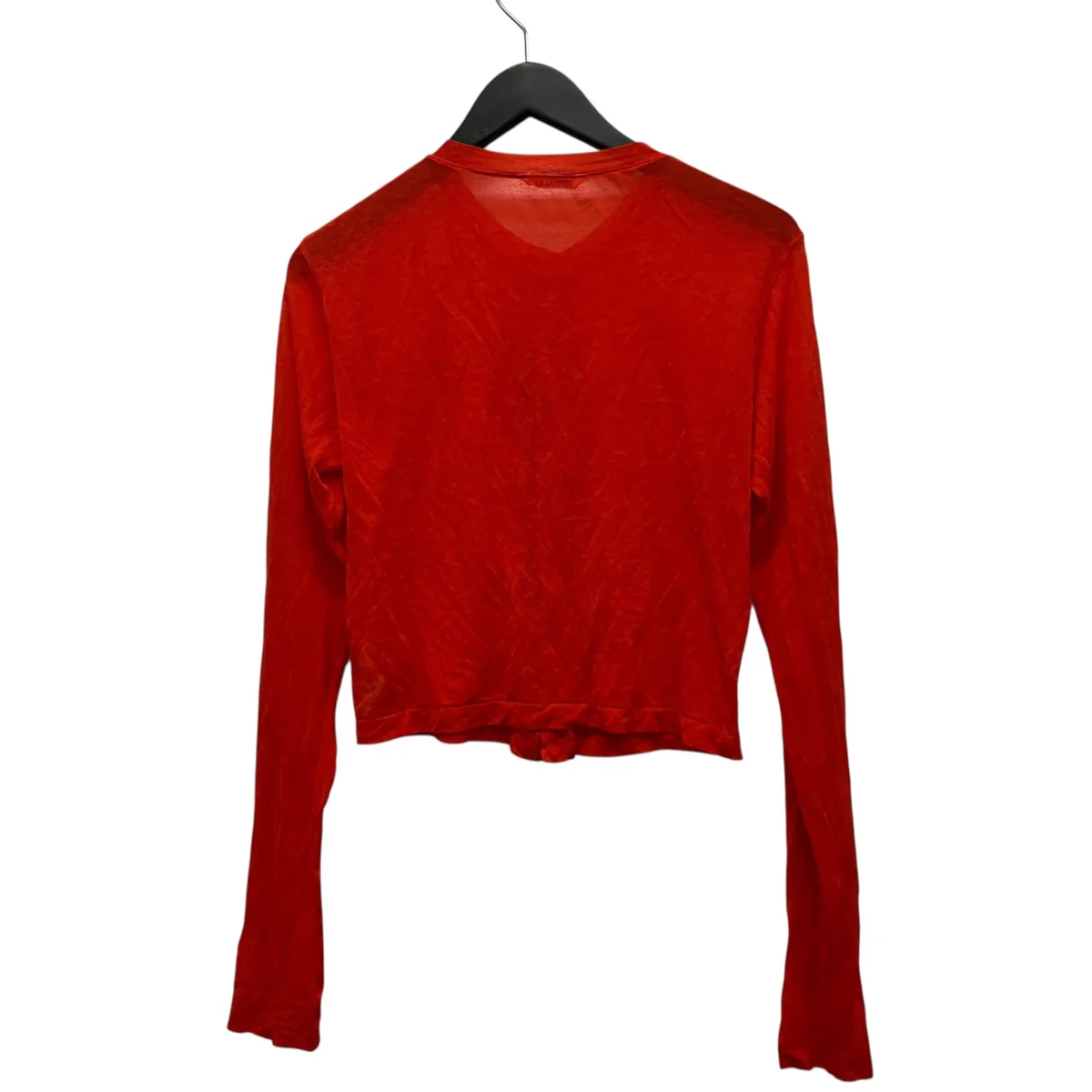 HARD TWIST COTTON GAUZE CARDIGANシースルーカーディガンA23SC01RB - Image 2