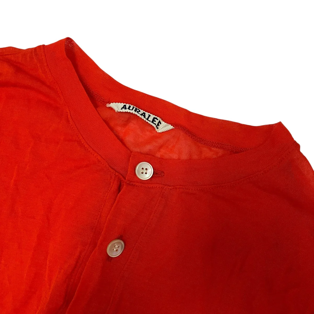 HARD TWIST COTTON GAUZE CARDIGANシースルーカーディガンA23SC01RB - Image 5