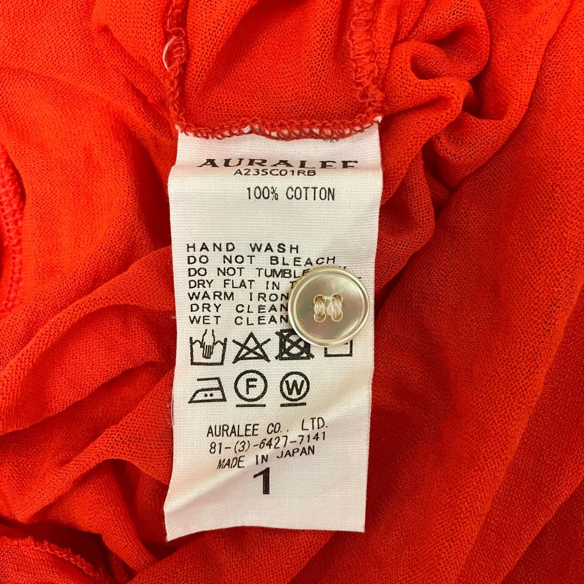 HARD TWIST COTTON GAUZE CARDIGANシースルーカーディガンA23SC01RB - Image 6