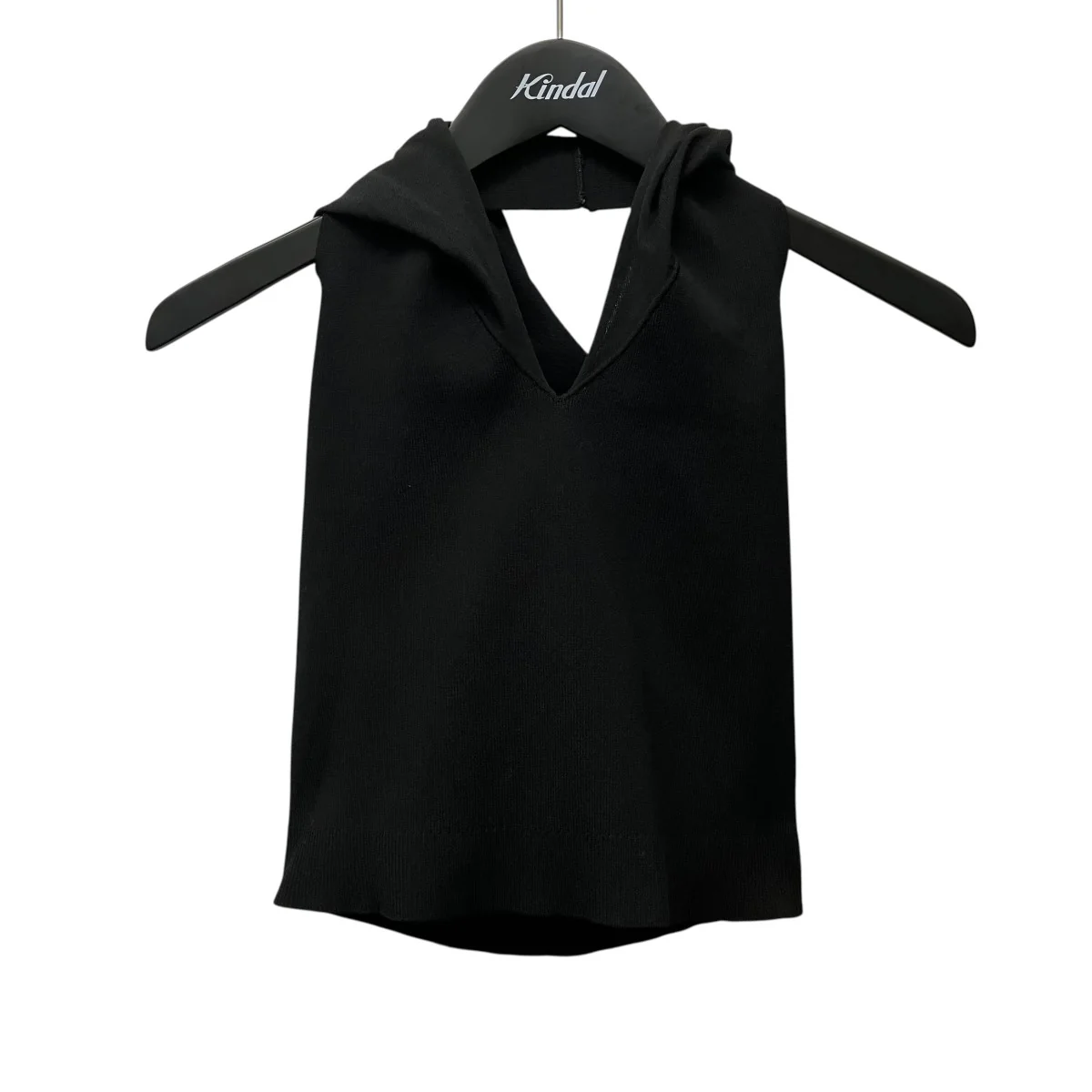 Cropped Hoodie Knit Topクロップドフードニット0124011907