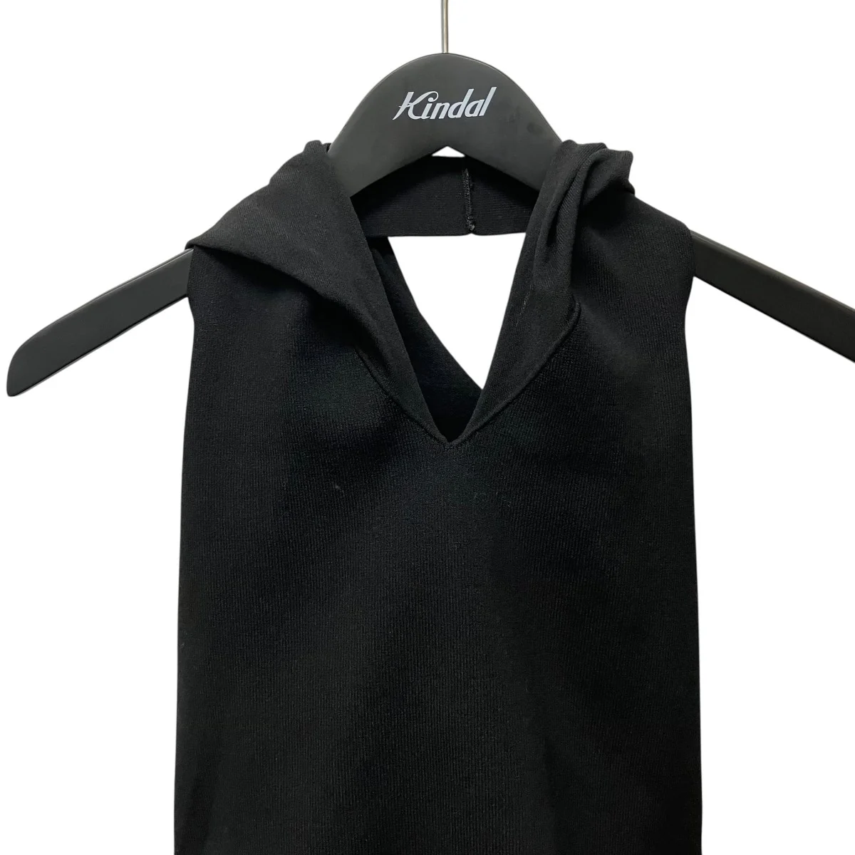 Cropped Hoodie Knit Topクロップドフードニット0124011907 - Image 3