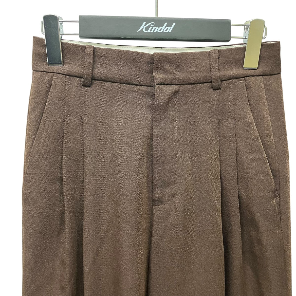 Tuck Wide Trousersスラックス12410720 - Image 3