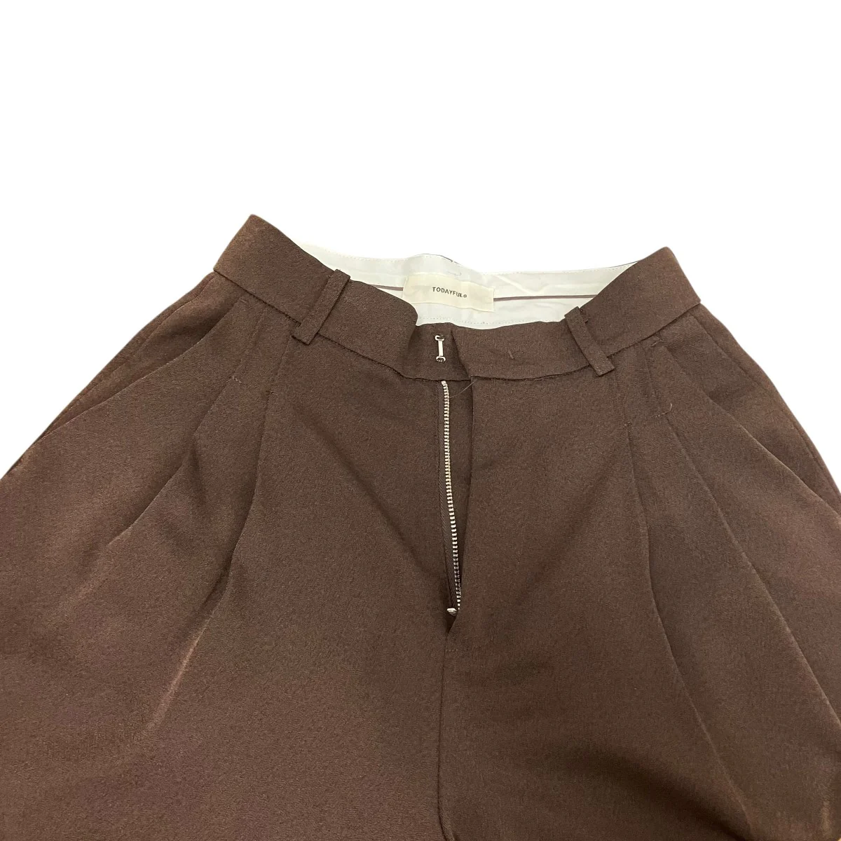 Tuck Wide Trousersスラックス12410720 - Image 5