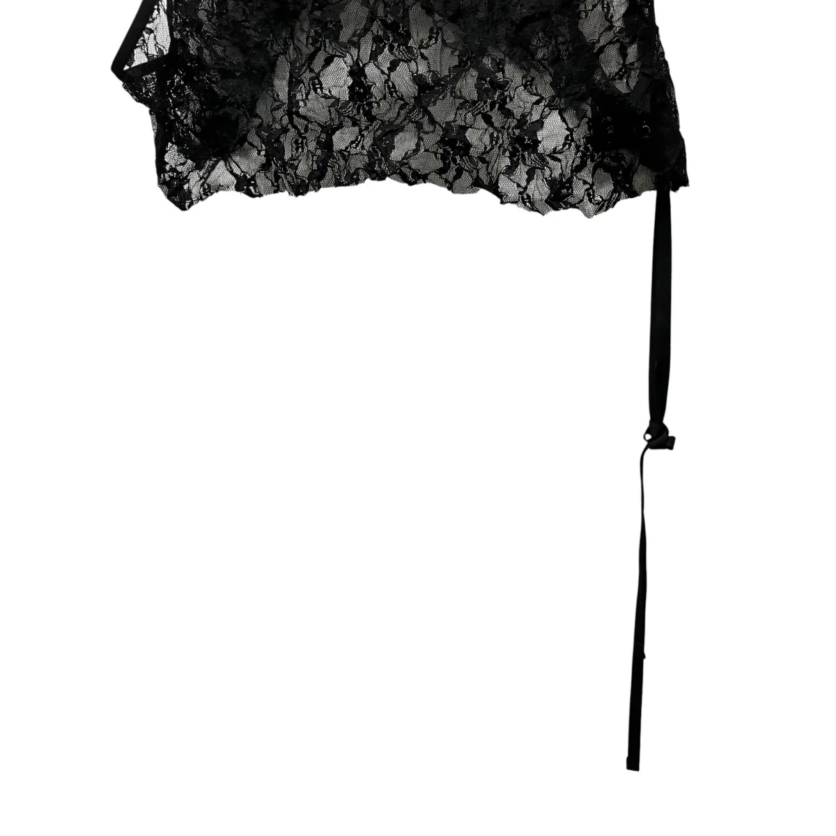CRUSHED LACE CROP TANK TOPシースルーノースリーブカットソーTC26A-044 - Image 4