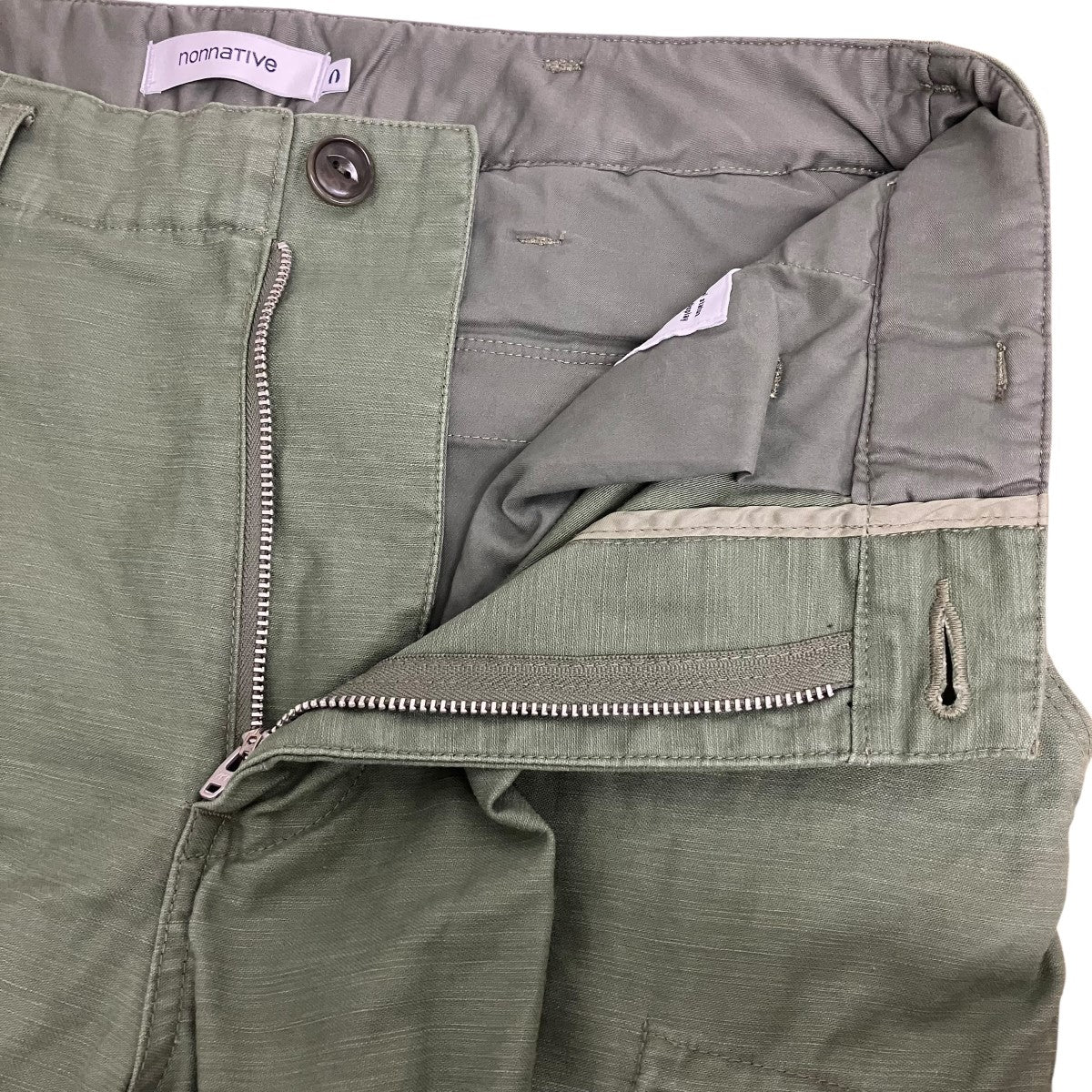 TROOPER 6P TROUSERS COTTON BACKSATIN PIGMENT DYEカーゴパンツNN-P4723 - Image 5