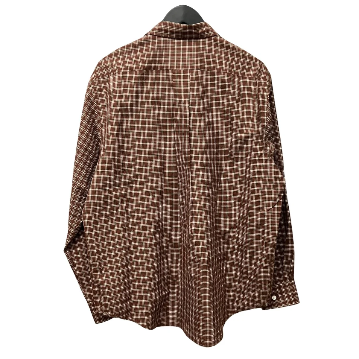 Silk Cotton Stripe ShirtシルクコットンチェックシャツEP09SH02 - Image 2