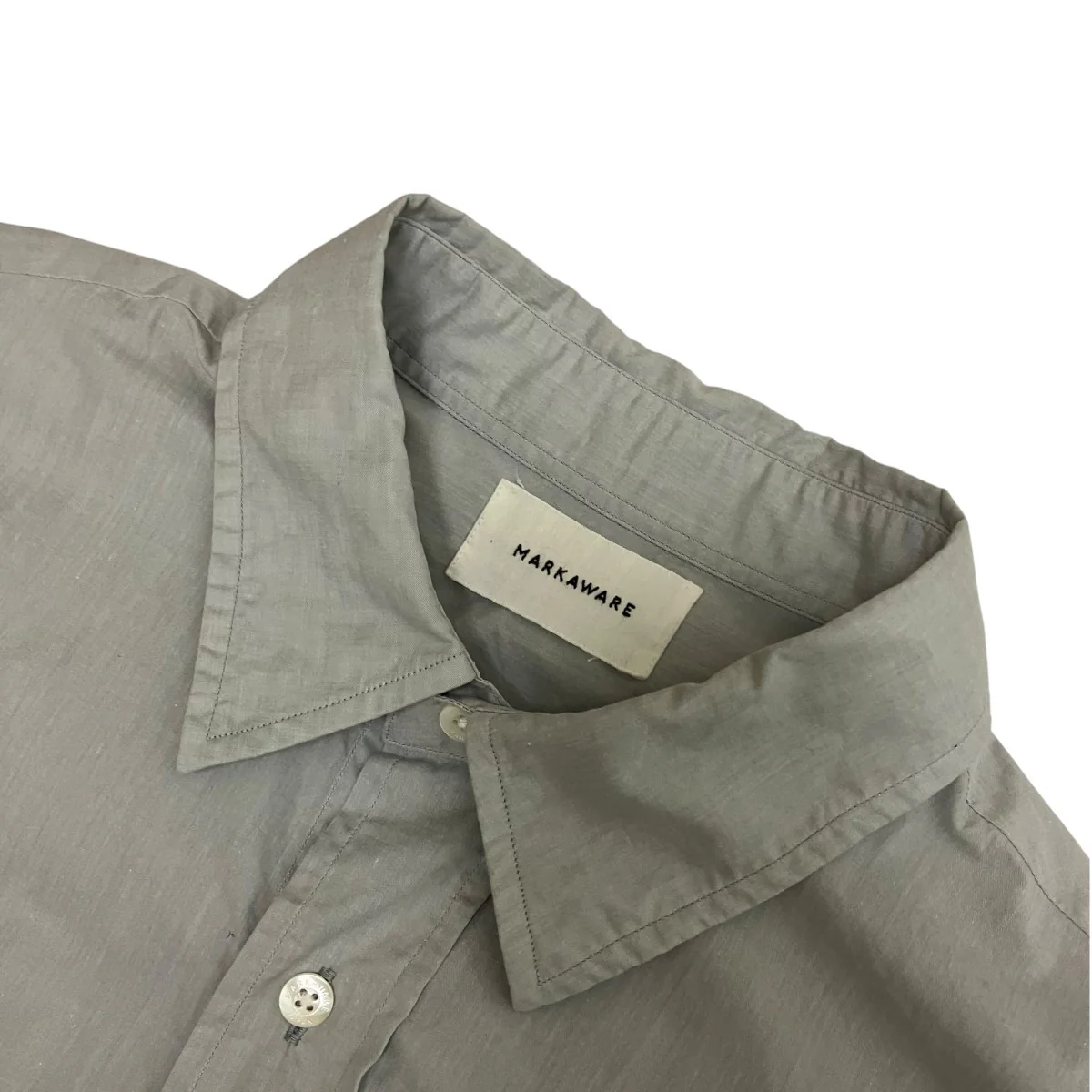 HUGE SHIRT SOKTAS ORGANIC COTTON POPLINオーガニックコットンシャツA22C-03SH01C - Image 5