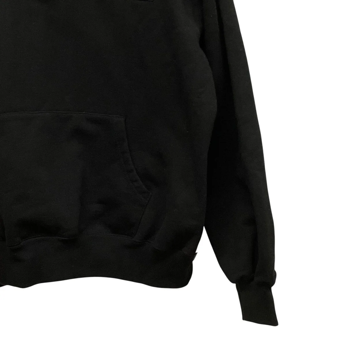 23AWCollegiate Patchwork Leather Hooded Sweatshirtロゴパーカー - Image 4