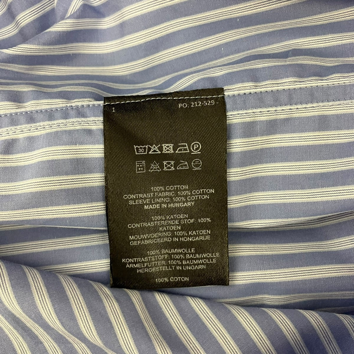 23AWDouble Sleeve Shirtレイヤードストライプシャツ - Image 6