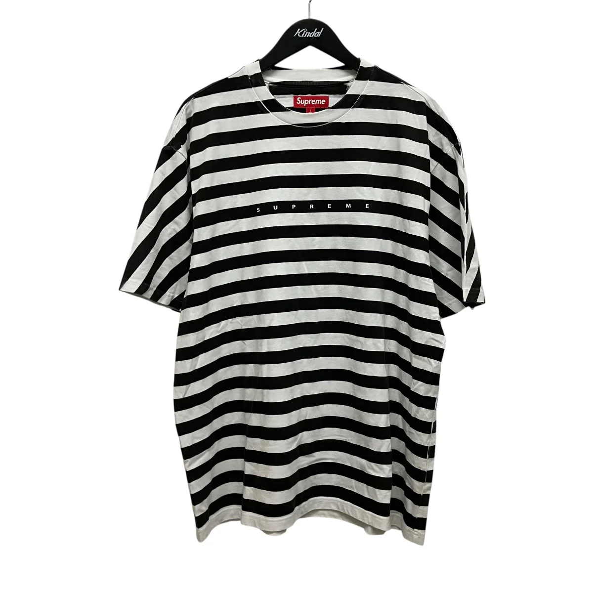 18SSBar Stripe TeeロゴボーダーTシャツ