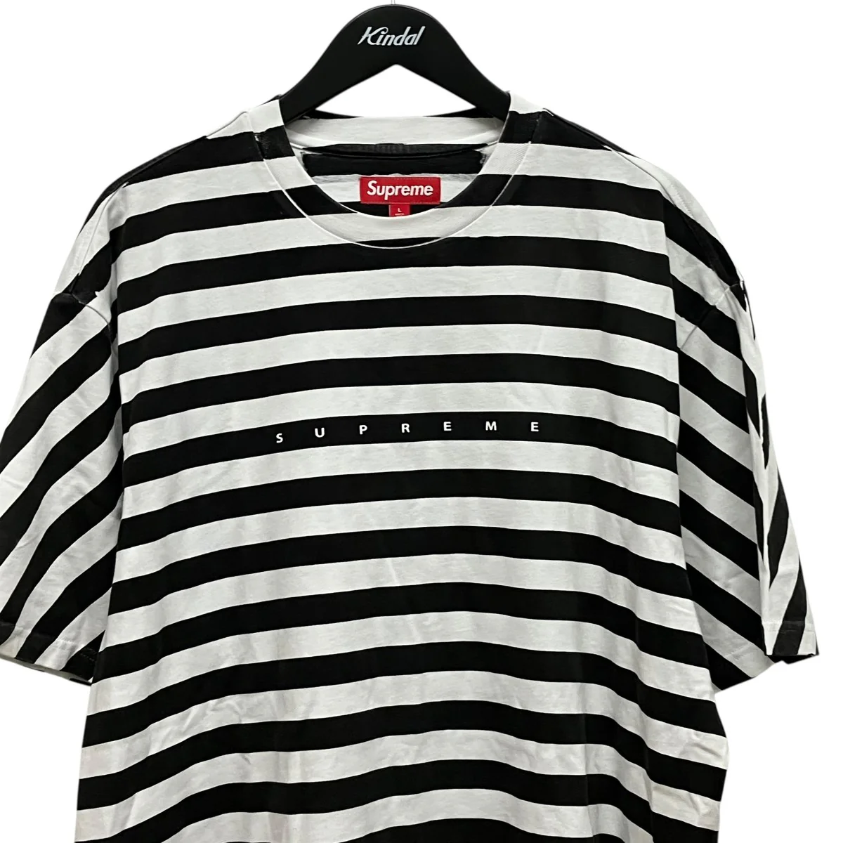 18SSBar Stripe TeeロゴボーダーTシャツ - Image 3