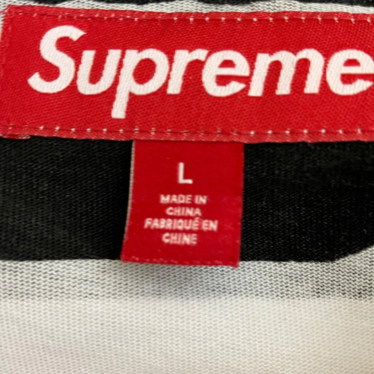 18SSBar Stripe TeeロゴボーダーTシャツ - Image 6