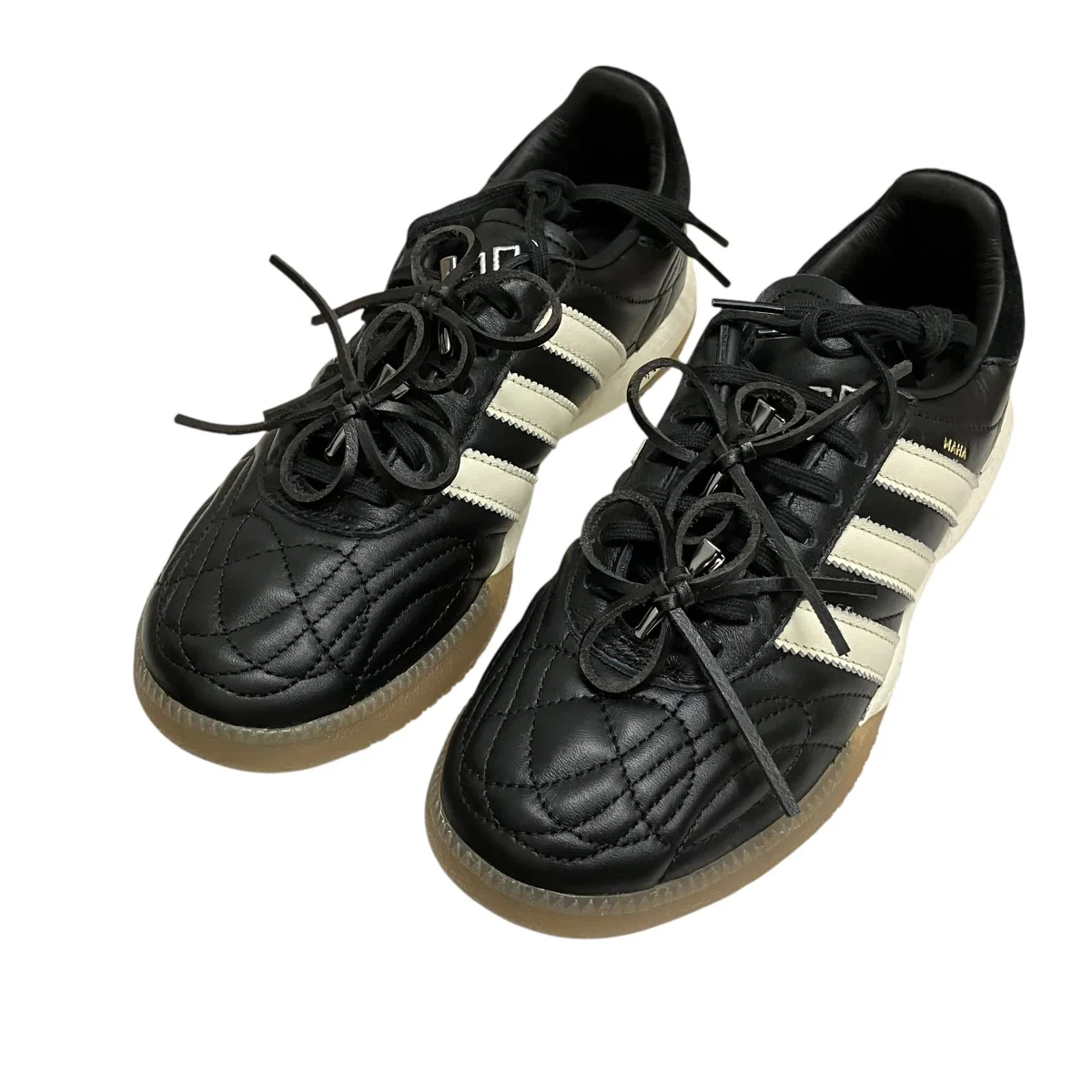 SAMBA MN× NAKED ×MAHA CBLACK OWHITE GUM5ローカットスニーカーIH3566