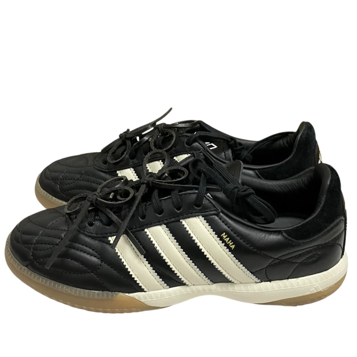 SAMBA MN× NAKED ×MAHA CBLACK OWHITE GUM5ローカットスニーカーIH3566 - Image 3
