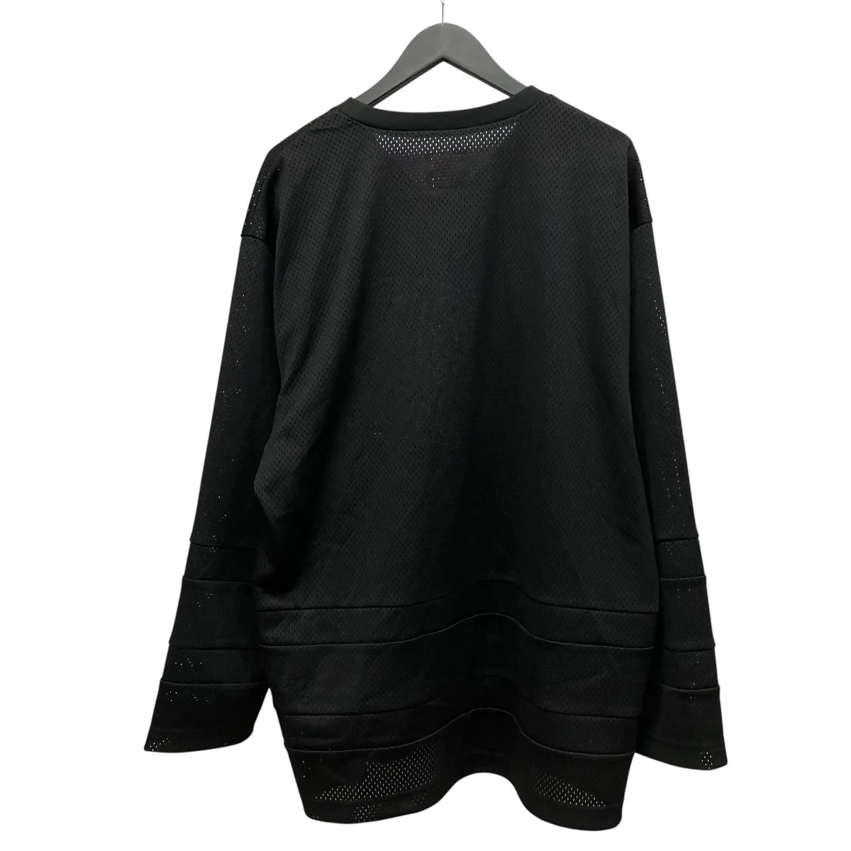 25SSHockey Jerseyロゴ刺しゅうメッシュカットソー - Image 2