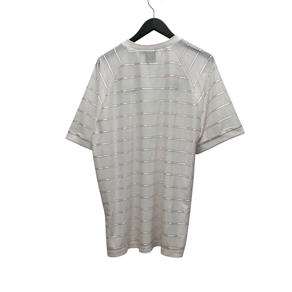25SSStripe Soccer Jerseyロゴ刺しゅうボーダーカットソー - Image 2