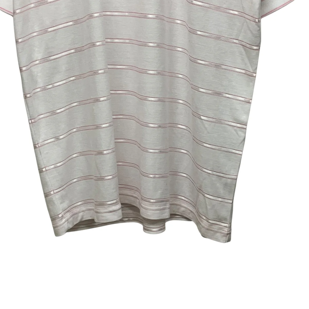 25SSStripe Soccer Jerseyロゴ刺しゅうボーダーカットソー - Image 4