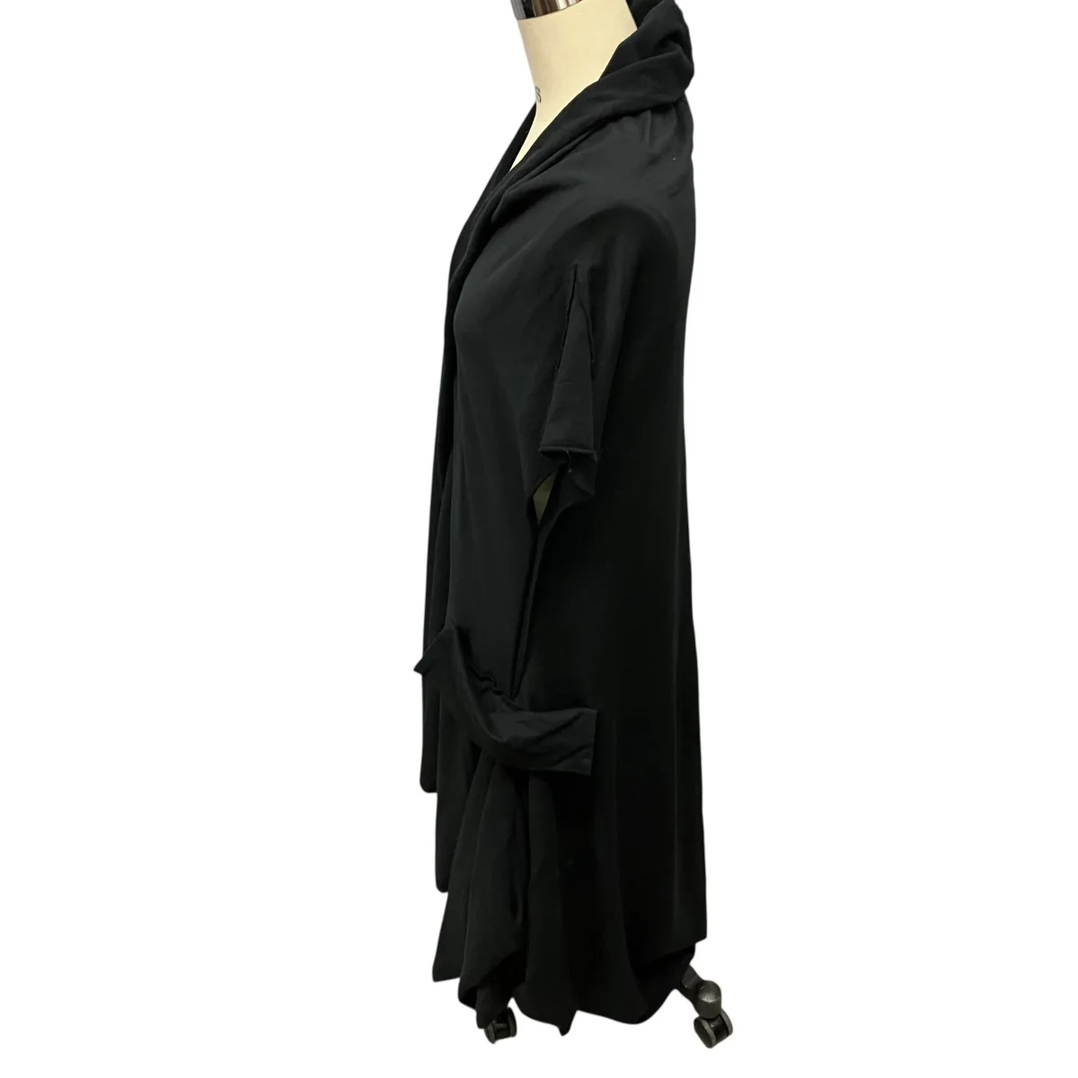 26SSCOTTON FRENCH TERRY DRAPE DETAIL DRESSジップアップワンピースLK-T63-046 - Image 3