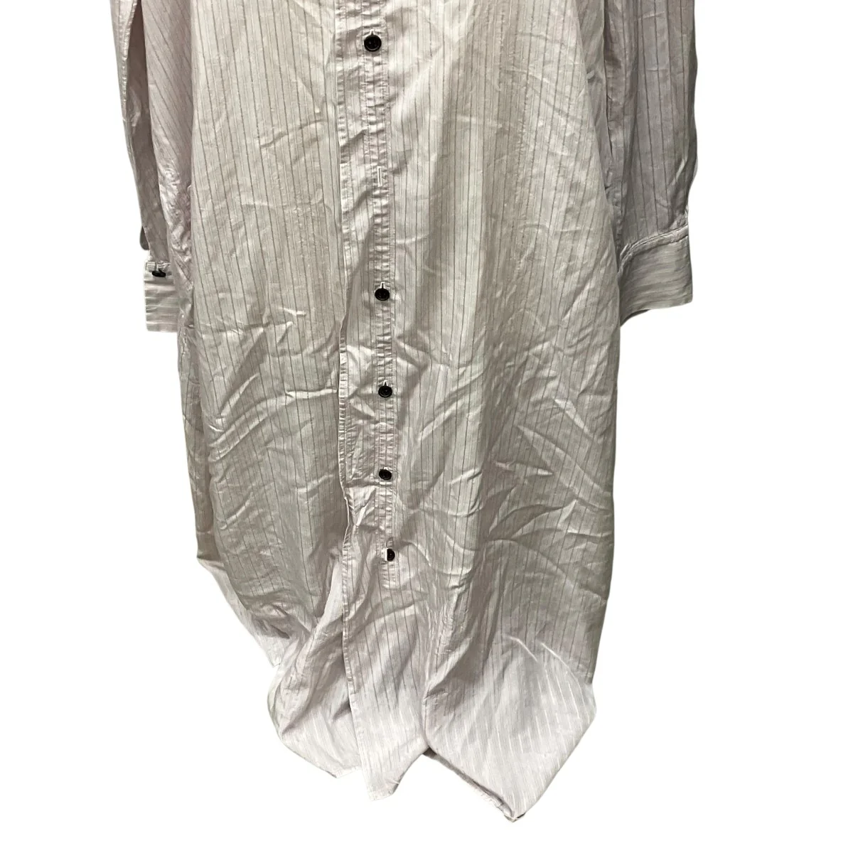 25SSCELLULOSE STRIPE COLLARLESS A-LINE DRESSシャツワンピースYQ-D06-228 - Image 5