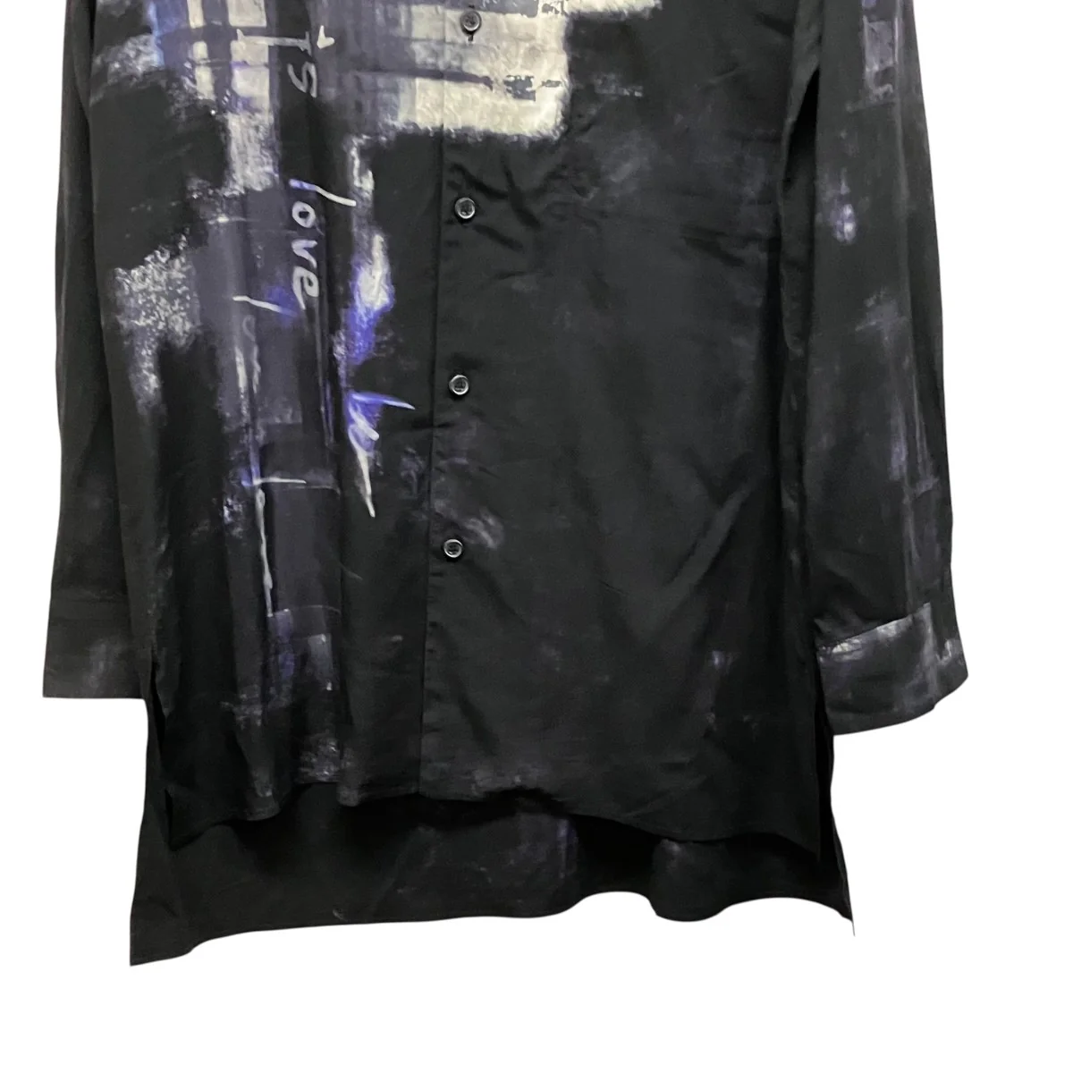 25AWBlack Is Love Printed Long Shirt総柄シャツYL-B13-210 - Image 4