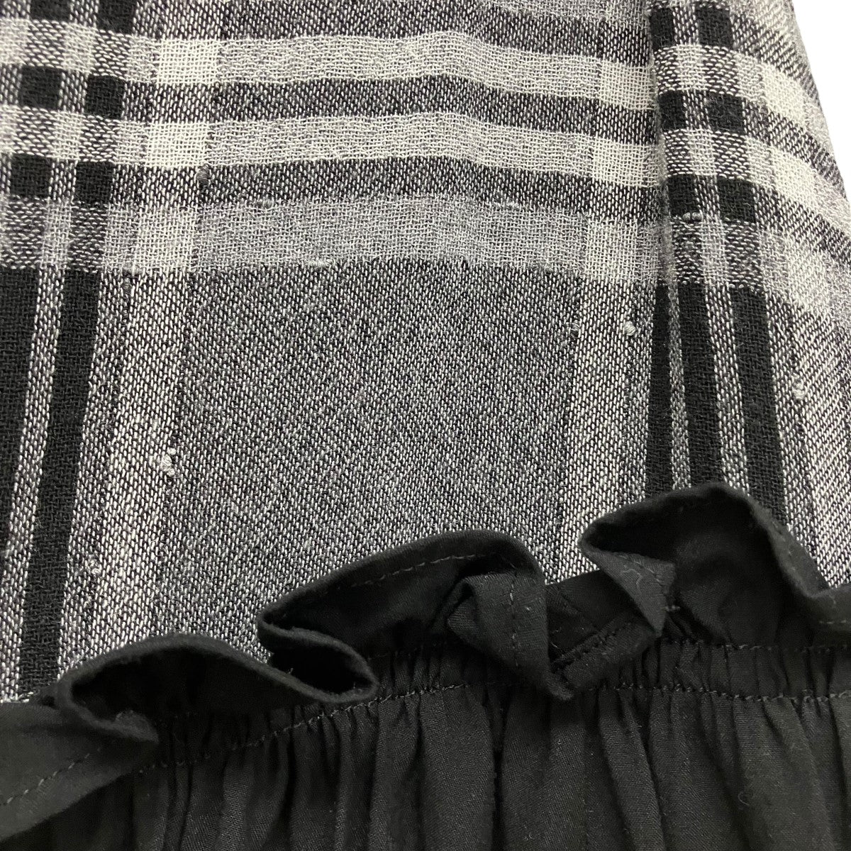 25AWGAUZE PLAID FRILL GATHER SKIRTフリルチェックスカートYL-S14-201 - Image 9