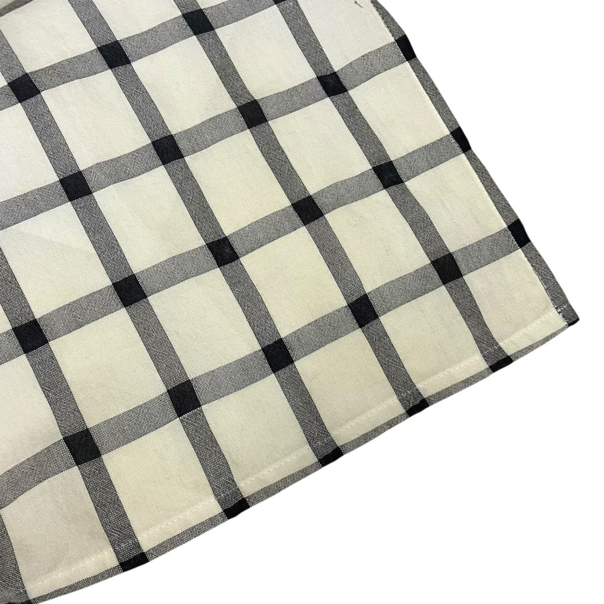 25SSCOTTON CUPRO PLAID SHIRT DRESSチェックシャツワンピースYD-D25-021 - Image 10