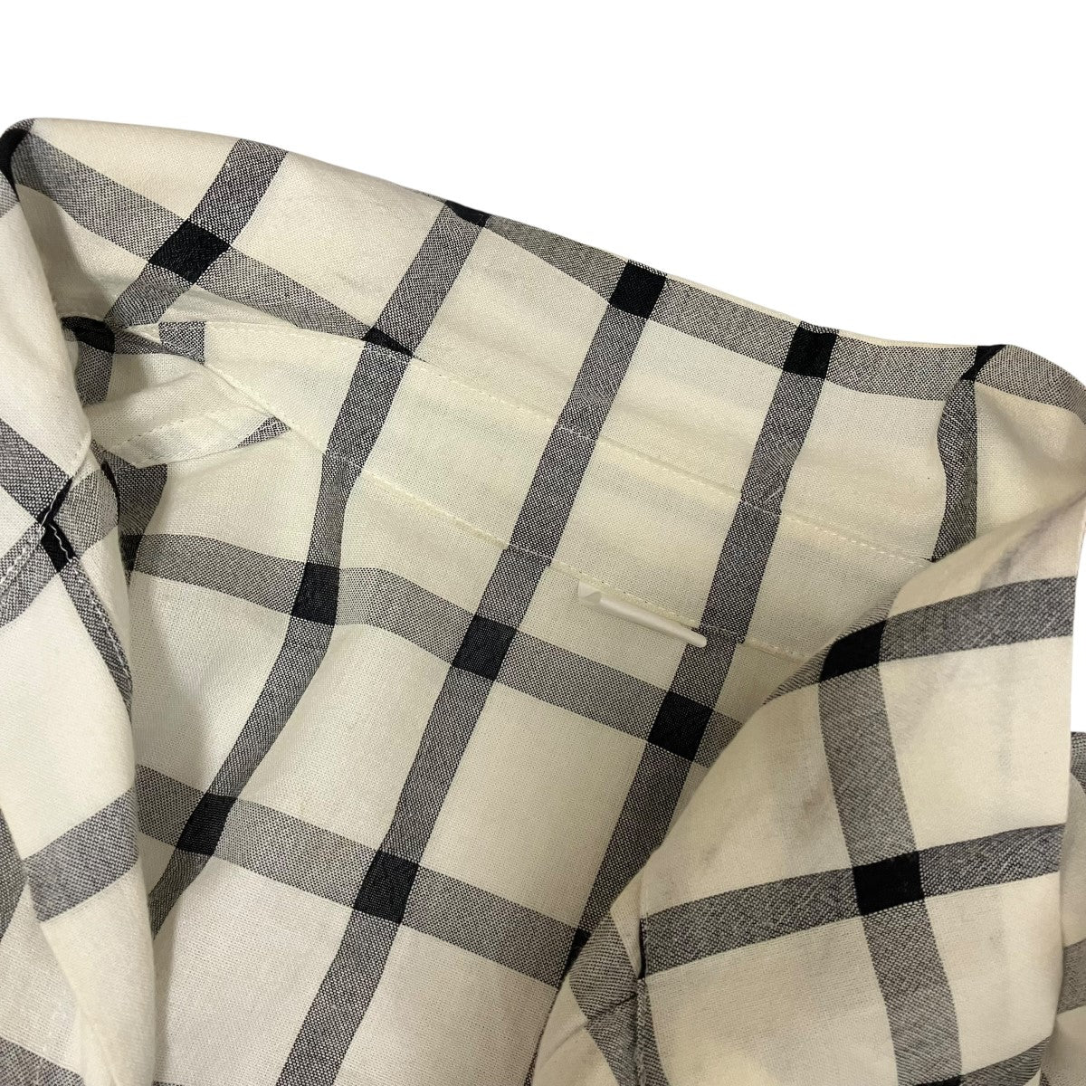 25SSCOTTON CUPRO PLAID SHIRT DRESSチェックシャツワンピースYD-D25-021 - Image 6