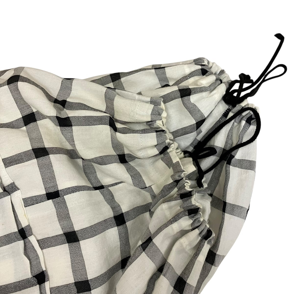 25SSCOTTON CUPRO PLAID PANTSチェックイージーパンツYD-P27-021 - Image 5