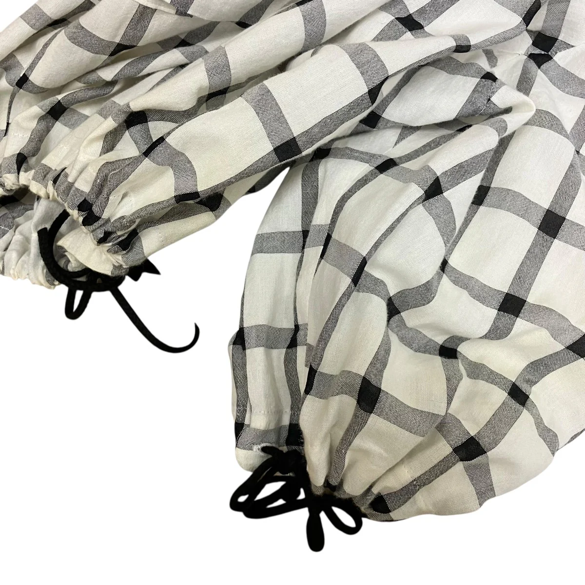 25SSCOTTON CUPRO PLAID PANTSチェックイージーパンツYD-P27-021 - Image 8
