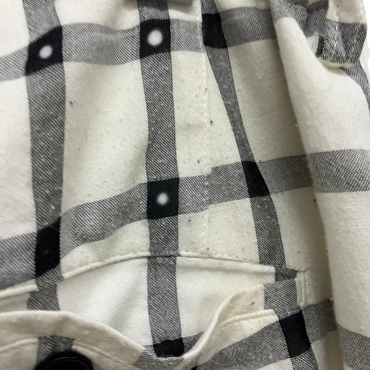 25SSCOTTON CUPRO PLAID PANTSチェックイージーパンツYD-P27-021 - Image 9