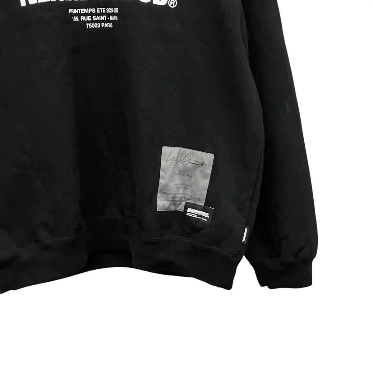 25AWSWEAT SHIRT LSロゴプリントスウェットHK-T99-999 - Image 4