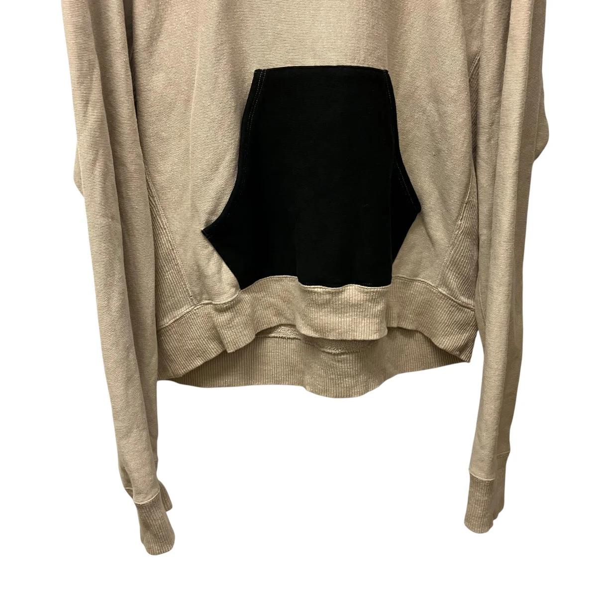 TWO-TONE CREW SWEAT HOODIEバイカラープルオーバーパーカー - Image 4